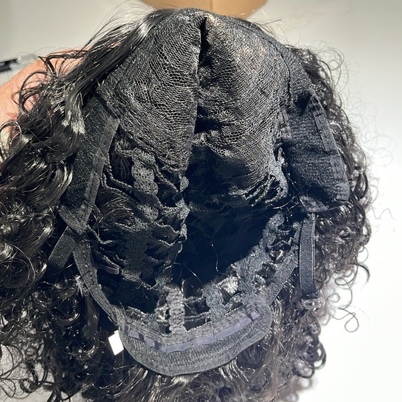 HAIR, 15-16” long, deep waves/loose curls, Afro, Black - Picture 6 of 7